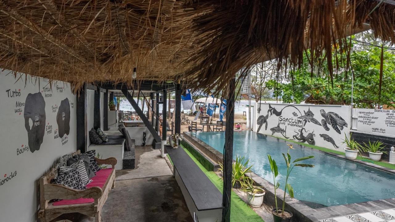 Sanctum Dive Villa With Private Pool Gili Trawangan Esterno foto